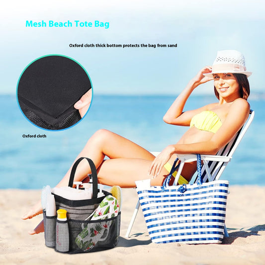 Bolsa de Aseo Playera con 8 Bolsillos de Malla - Organizador de Viaje