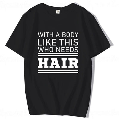 Camiseta Manga Corta Algodón Estampada Letras Inglesas Talla Grande Hombre - Image 21