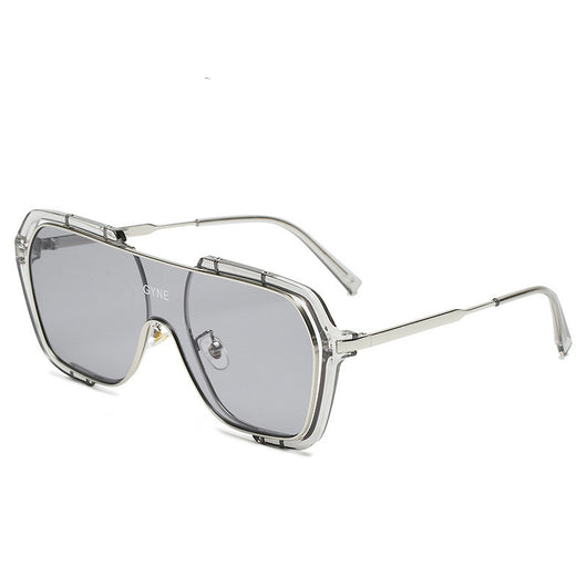 Gafas de Sol Retro Amarillas con Protección UV para Hombre - Image 5