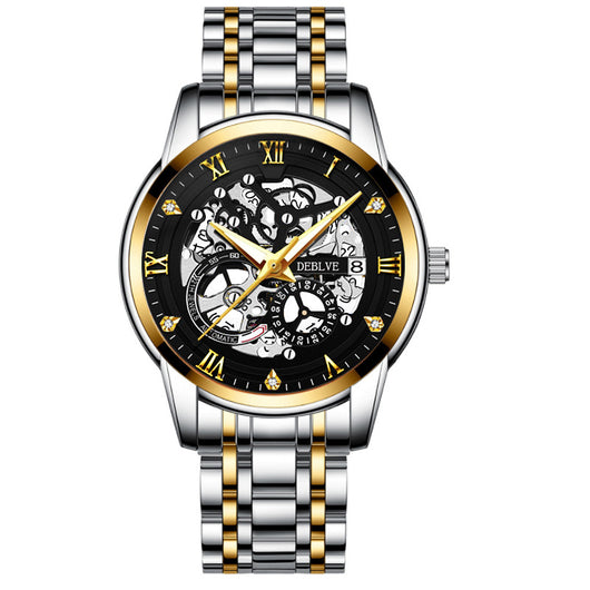 Reloj Calendario de Mano Esqueleto Mecánico con Luz Luminosa - Image 19