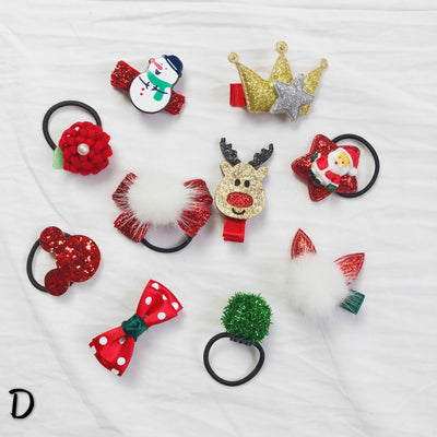 Set de Accesorios para Cabello Infantil - Caja de Regalo Navideña - Image 15