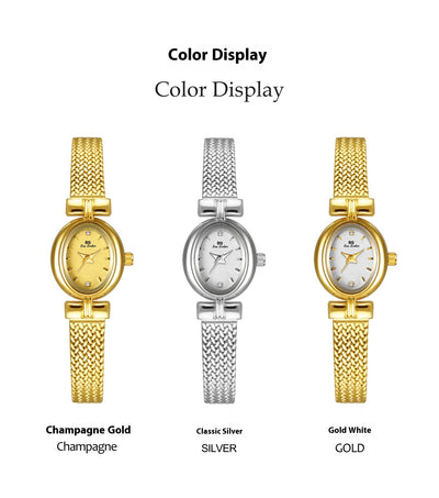 Reloj de Plata Minimalista Lujo Temperamento Clásico - Image 22