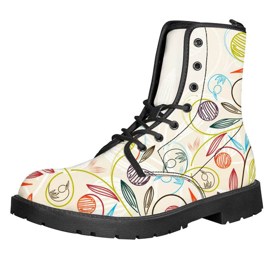 Botas Cortas de Ante con Suela Blanda Estilo Británico