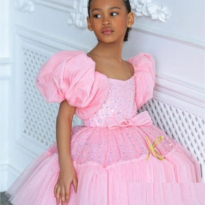 Vestido Princesa Niña con Falda Tutú y Moño - Image 10