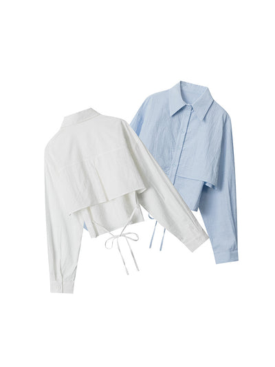 Blusa Preppy Dos Piezas Suelta para Mujer - Estilo Europeo y Americano - Image 15