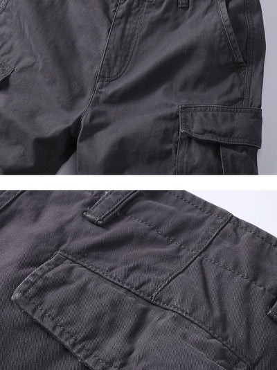 Pantalones Cargo Retro Holgados para Hombre con Múltiples Bolsillos - Image 13