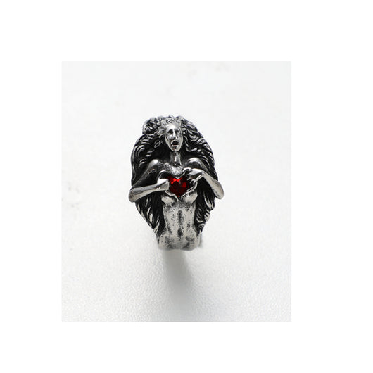 Anillo de Acero Titanio Estilo Retro para Hombre - Image 9