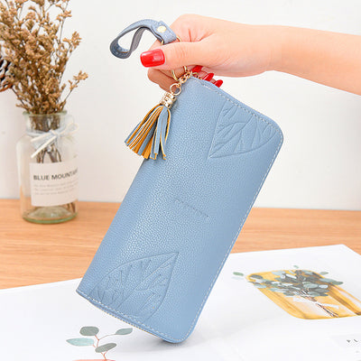 Billetera Larga de Cuero para Mujer Multifuncional - Image 12