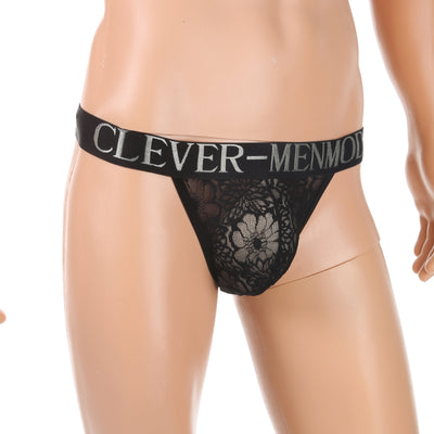 Tanga de Encaje Sexy para Hombre Cintura Baja con Diseño Atrevido - Image 2