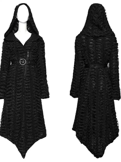 Abrigo Punk Gothic Desgastado de Industria Pesada - Image 12