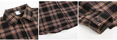 Camisa Cuadros Holgada Manga Larga para Hombre - Estilo Moderno - Image 12