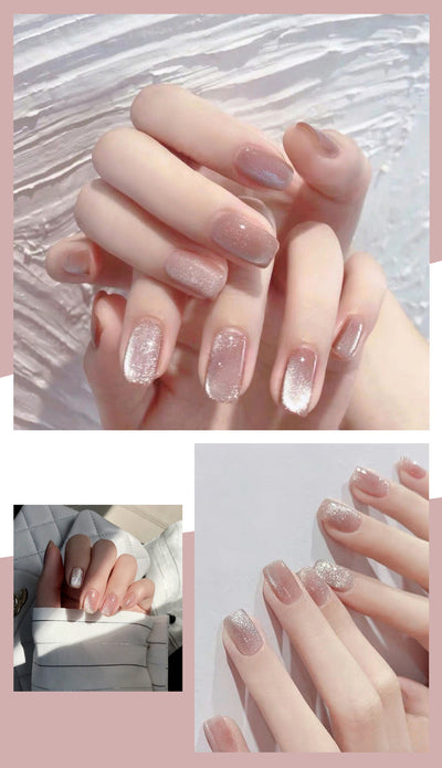 Uñas Postizas Decoradas con Lazo y Corona - Parches de Uñas Artísticas - Image 10