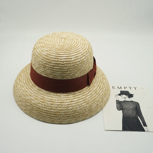 Sombrero Playero Vintage de Paja con Ala Acampanada Estilo Francés - Image 17
