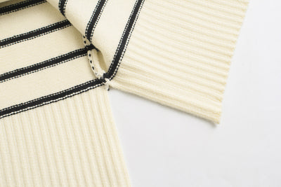 Suéter Cardigan Rayado de Manga Larga para Otoño - Image 5