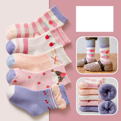Calcetines Gruesos de Toalla para Bebé con Diseño Infantil - Image 29