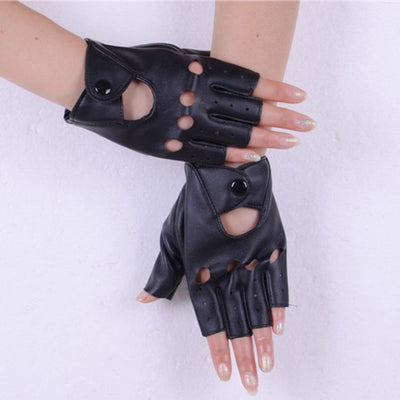 Guantes Hueco de Cuero PU - Elegancia y Comodidad - Image 11