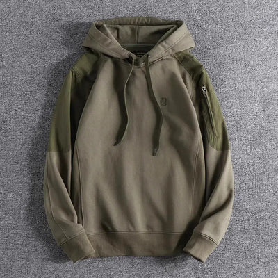 Sudadera Hoodie Británica de Algodón Espacial para Hombre - Calidez y Estilo - Image 7