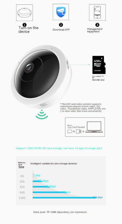 Cámara de Vigilancia Panorámica Ultra HD con Visión Gran Angular - Image 15