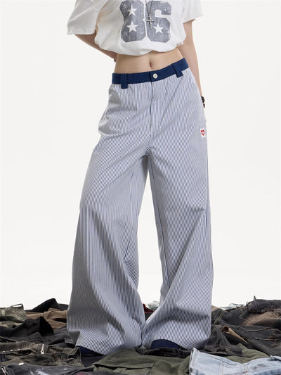 Pantalones Deportivos Casuales a Rayas para Mujer - Image 11