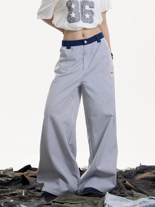 Pantalones Deportivos Casuales a Rayas para Mujer - Image 11