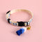 Collar Rojo de Malla Nylon Ajustable de Doble Capa