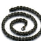 Stainless steel punk Necklace 5mm black55cm