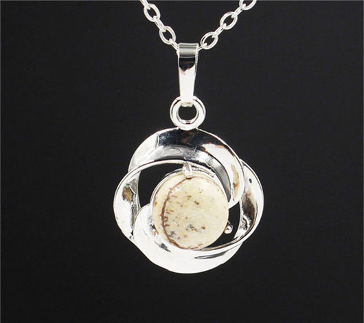 Collar Colgante de Flor en Cristal Natural - Image 15