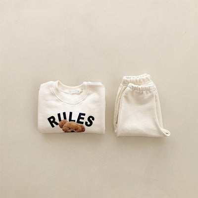Conjunto Infantil Osito con Estampado Acolchado de Dos Piezas - Image 3