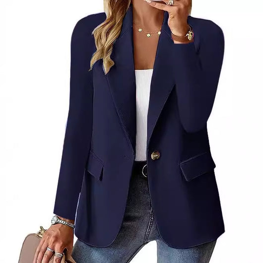 Blazer Casual Elegante para Mujer - Cardigan Ejecutivo de Manga Larga - Image 3