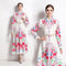 Vestido Elegante Estampado para Vacaciones