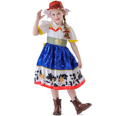Traje de Cosplay Infantil Europeo y Americano