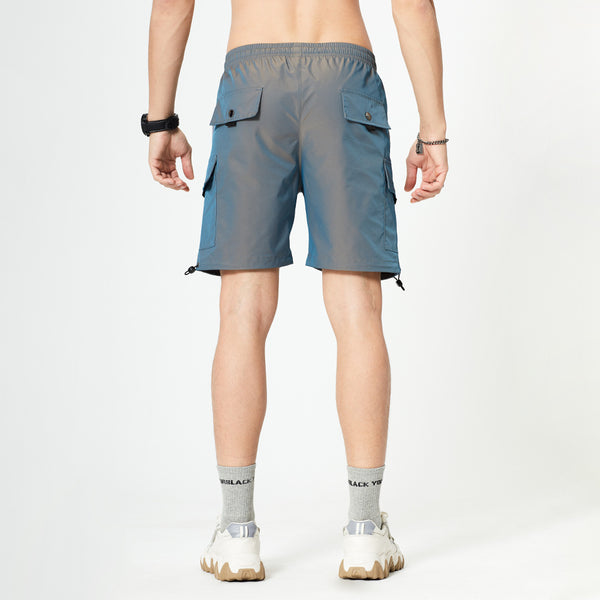 Pantalones Cortos Holgados Tipo Bermuda para Hombre - Tela Ligera