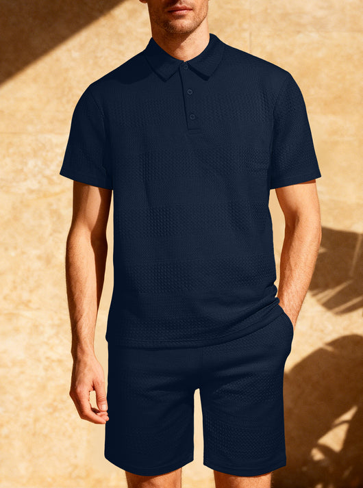 Conjunto Deportivo Hombre Jacquard Suelta Comodidad Total - Image 28