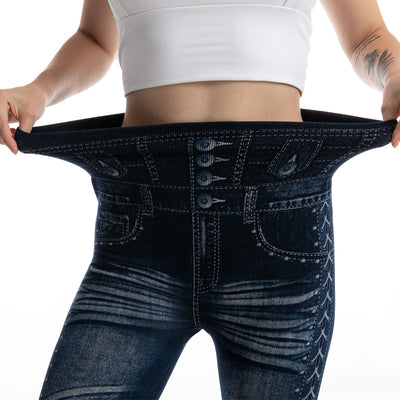 Pantalones Capri Slim Fit Transpirables en Negro - Image 5