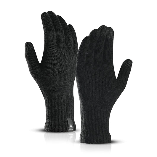 Guantes de Punto Térmicos con Pantalla Táctil, Forro de Terciopelo y Lana Gruesa Impermeable al Frío - Image 11