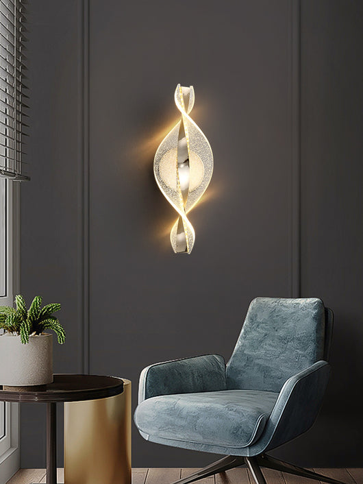 Lámpara de Pared LED Copo de Nieve Aluminio Dorado para Pasillos - Image 22