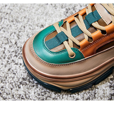 Zapatos Retro Étnicos de Cuero para Mujer con Suela de Succión - Image 10