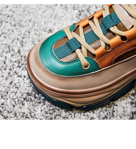Zapatos Retro Étnicos de Cuero para Mujer con Suela de Succión - Image 10