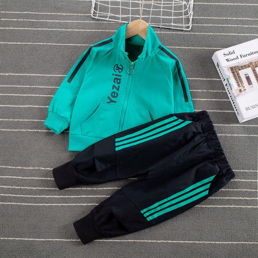 Conjunto Deportivo Rayado Dos Piezas para Niños y Bebés