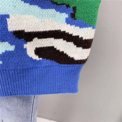 Suéter Pullover para Mujer con Bordado Arcoíris - Image 8