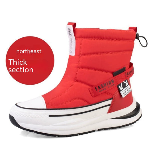 Zapatos Casuales para Hombre de Algodón Impermeables con Forro de Lana Invernal - Image 5