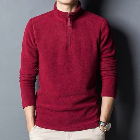 Sudadera Térmica con Cuello Mock Estilo Hoodie para Hombre - Image 13