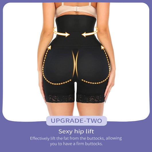 Pantalones de Compresión Abdominal con Cierre de Hebilla para Talla Grande - Image 3