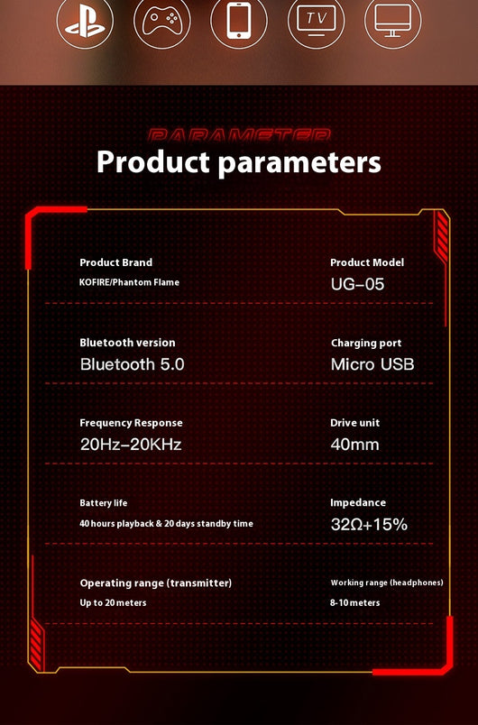 Auriculares Bluetooth Gaming de Ultra Baja Latencia - Image 13