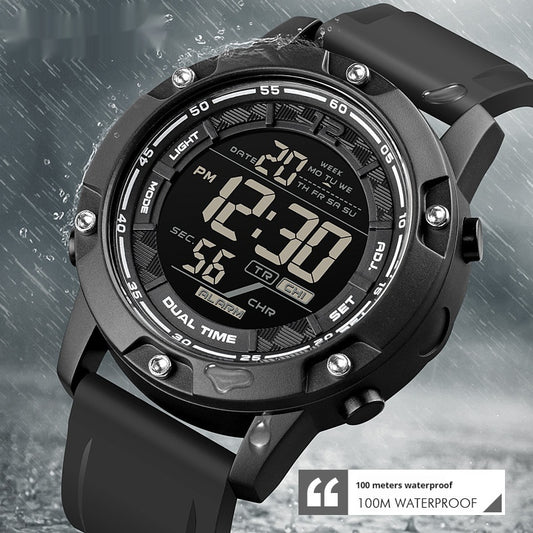 Reloj Deportivo Inteligente con Correa de Silicona y Pantalla Digital