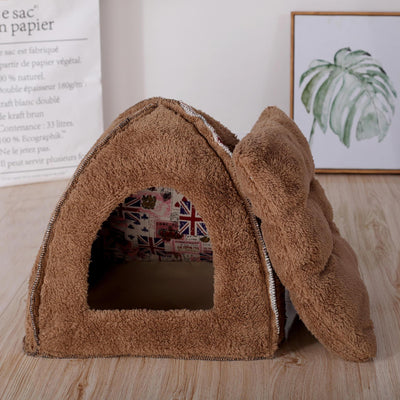 Casa Refugio Térmico para Mascotas con Diseño Yurta y Cojín Absorbente - Image 5