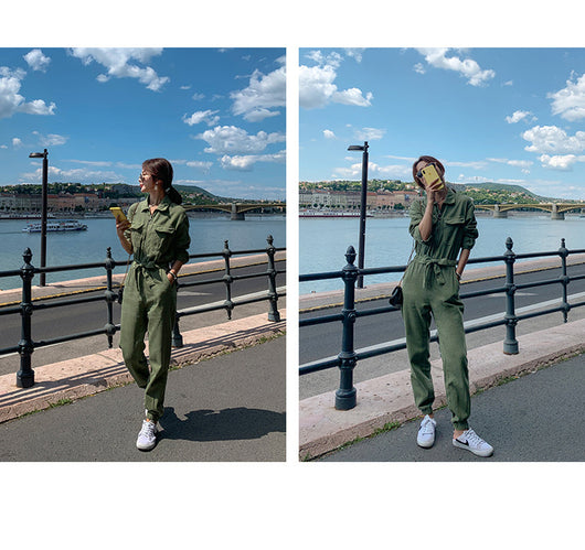 Jumpsuit Casual Ajustado a la Cintura - Estilo Moderno - Image 11