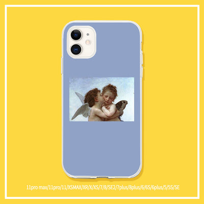 Funda para iPhone con Arte Clásico de Ángel Vintage - Image 2