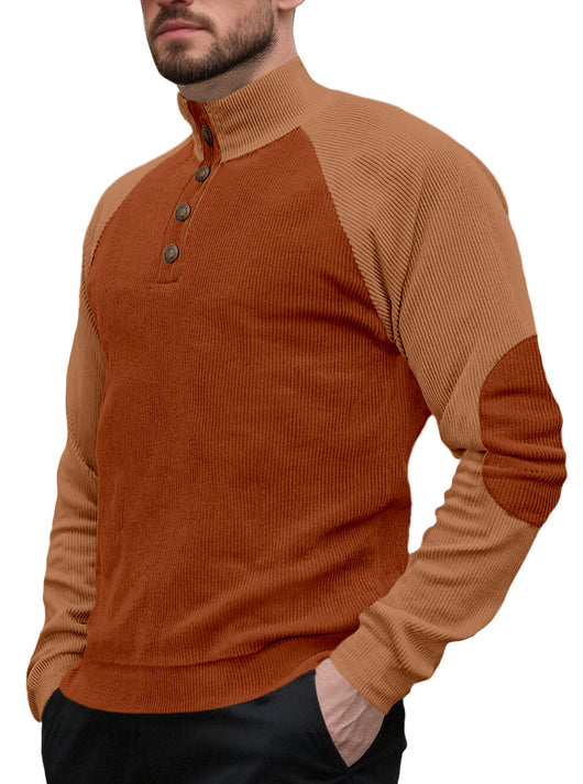 Chamarra Casual Raglan para Hombre - Cuello Alto Suelto Primavera Otoño - Image 8