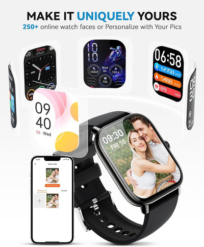 Reloj Inteligente P72 con Monitor de Frecuencia Cardíaca, Análisis de Sueño y Llamadas Bluetooth - Image 11